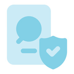 data security icon for illustration