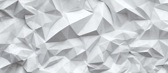 Abstract White Geometric Background