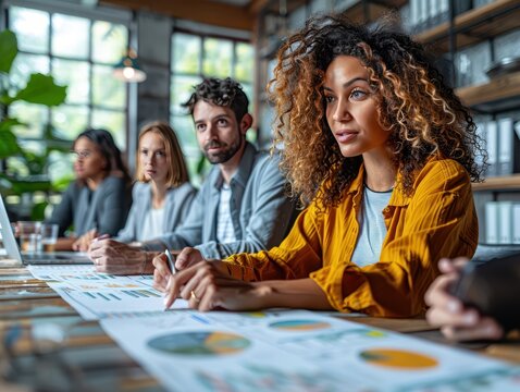 Virtual Collaboration: Colleagues Brainstorming in Interactive Online Meeting with Detailed Screens