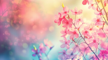 Fototapeta premium spring soft CMYK design background