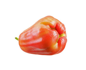 rose apple fruit isolated on white background.
