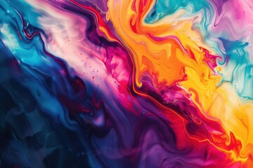 Obraz premium vibrant multicolored abstract texture wallpaper highresolution 4k digital artwork