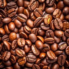 Fototapeta premium Background for decoration with coffee beans
