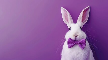 Funny rabit wallpaper with big copy space