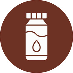 Syrup Glyph Brown Circle Icon