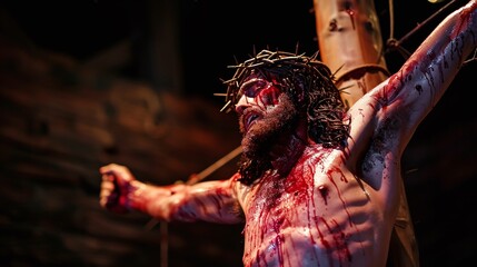 The crucifiction of Christ