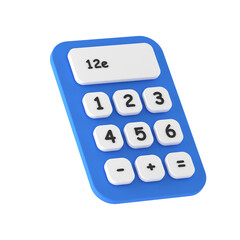 Back to School 3D Icon , Calculator