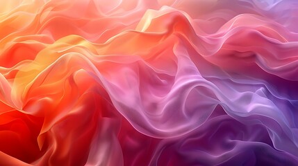 Obraz premium Soft gradients transitioning smoothly between colors, forming a serene and calming abstract background