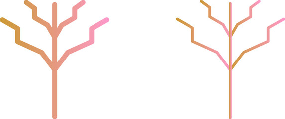 Tree with no leaves Vector Icon