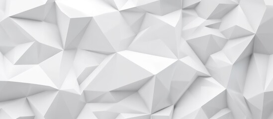 White Abstract Polygonal Background