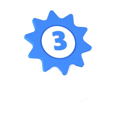 Back to School 3D Icon , Medal