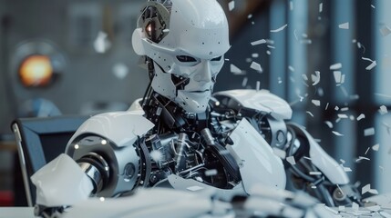 Fototapeta premium An arbitration bot for financial disputes crashes