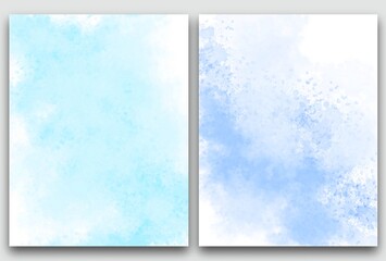 Watercolor background texture. Collection of templates. Abstract watercolor background for design