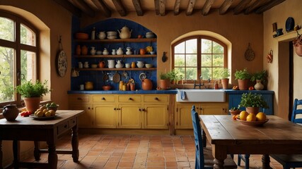 Mediterranean Inspired Kitchen