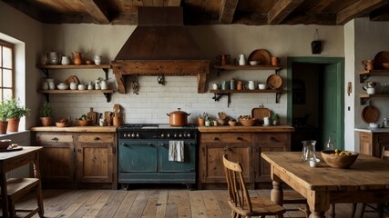 Rustic Country Kitchen