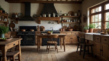 Rustic Country Kitchen