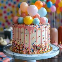 birthday cake with candles