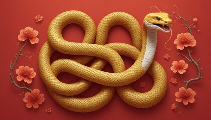 Obraz premium year of the snake