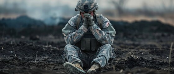Coping with Combat Stress: Resilient Soldier Working Through Emotional Strain on the Battlefield