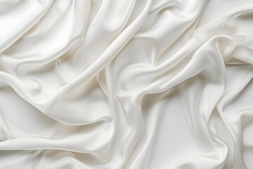 Obraz premium white silk fabric background