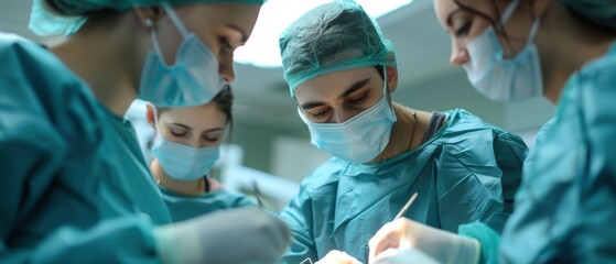 Determined Dentist Performing Complex Procedure with Care and Precision