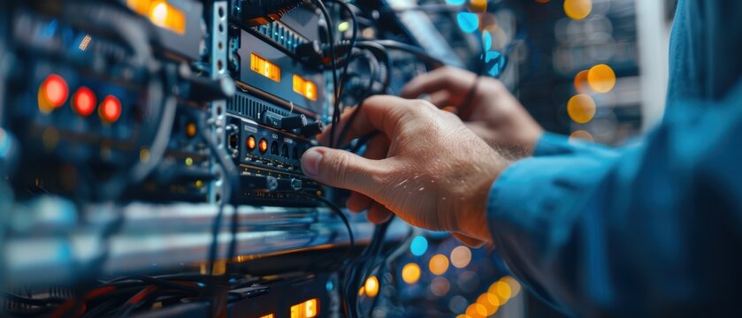 Skilled IT Consultant Resolving Server Issues with Expertise