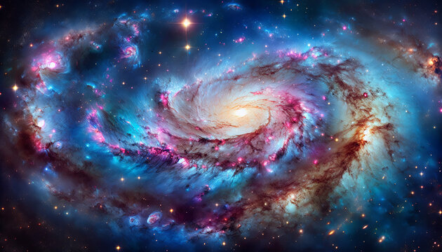 space galaxy in space
