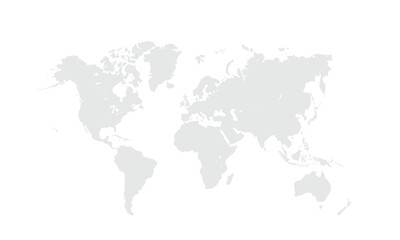 World map Grayscale,isolated on white background for website layouts,background,education, precise,customizable,Travel worldwide,map silhouette backdrop,earth geography, political,reports.