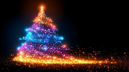 The best Christmas tree background
