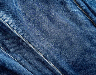 Naklejka premium Classic Blue Denim Texture Background with a Rugged, Durable Feel for Authentic Designs