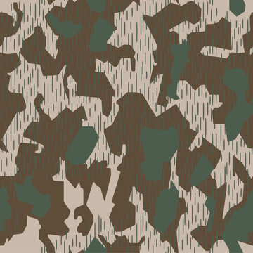 Splittertarn / Buntfarbenaufdruck Tarnmuster

