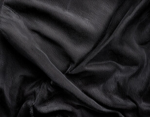 Fototapeta premium Rich Black Denim Texture Background with a Durable, Rugged Surface for Sleek Designs