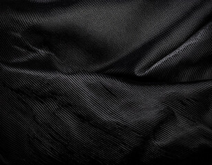 Fototapeta premium Rich Black Denim Texture Background with a Durable, Rugged Surface for Sleek Designs