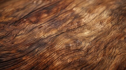 Fototapeta premium A close-up of a wooden texture with rich, warm tones.