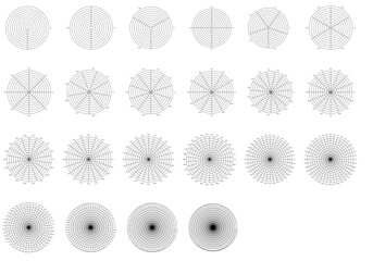 High-Precision Sets of Polar and Circular Grid Vectors