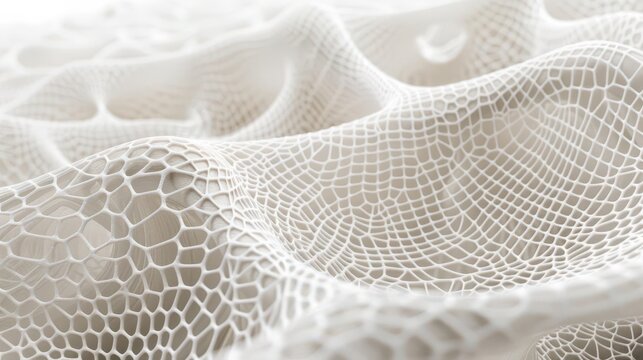 Chitosan nanofibers, organic structure, nano-scale detail, eco-friendly textile innovation