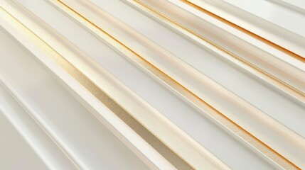 Obraz premium Golden and white abstract lines with a modern style.