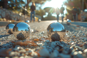 petanque balls