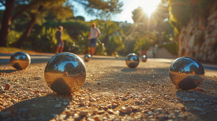 petanque balls