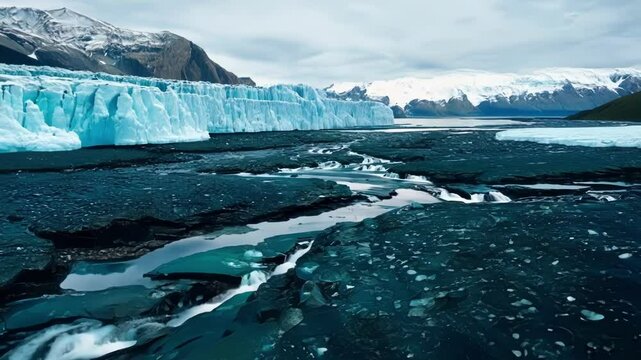 Witnessing the glacial meler streams is a humbling experience reminding us of the incredible power and beauty of the natural world.