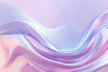 Fototapeta premium Abstract background with pastel purple, pink, silver and blue waves