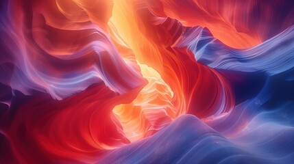 Obraz premium Colorful Slot Canyon