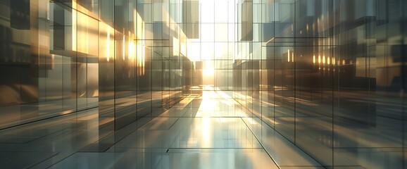 Intriguing play of light and shadow forming abstract shapes symbolizing the complexity of stocks, marketing, and technology.