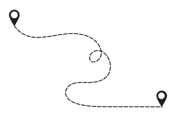 Distance icons pack in solid style