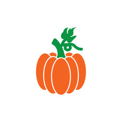 pumpkin fruit icon vector illustration design