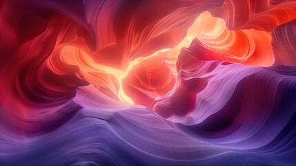 Obraz premium Colorful Slot Canyon