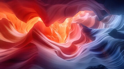 Obraz premium Colorful Slot Canyon