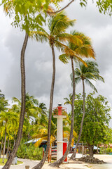 Lighthouse in Sainte-Anne, Martinique, France