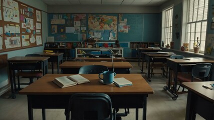 virtual classrooms and online learning setups art .jpeg