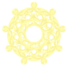 ゴールドチャプレットフレーム⭐︎PNG